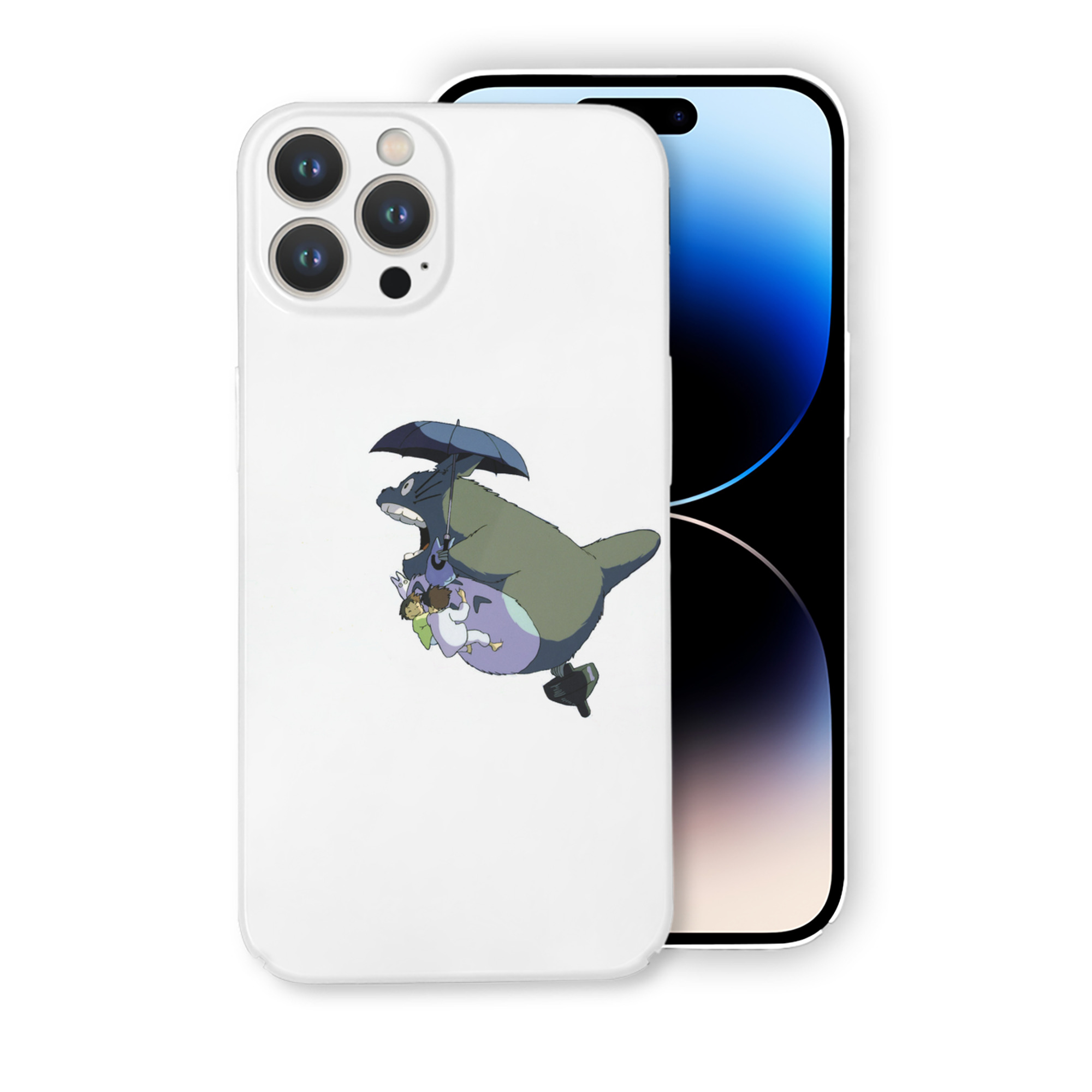 （画像用） となりのトトロ 草壁メイ 草壁サツキ My Neighbor Totoro Satsuki Kusakabe Mei Kusakabe 【iPhone 14シリーズ対応】ハードケース